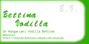 bettina vodilla business card